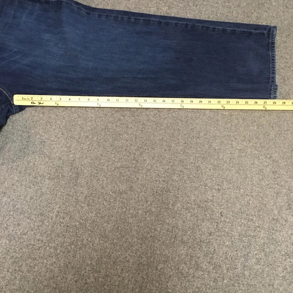 Levi's 569 Loose Straight Jeans Mens W44 L28 Dark Wash Blue Denim